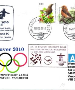 Belgium Olympic Flight 2010 Vancouver Olympic Games Team, Lufthansa Olympische Winterspiele