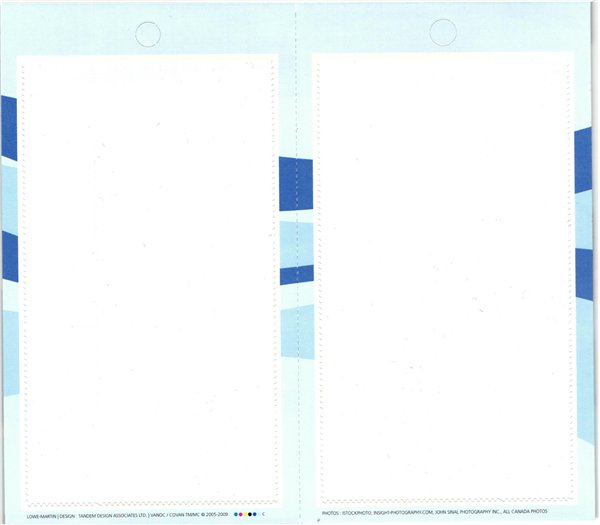 Canada, Stamp Booklet no stamps, Olympic Games Vancouver 2010 Stone, Olympische Winterspiele – Bild 2