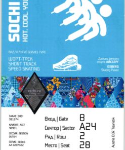 Olympic Games Sochi 2014 Short Track Speed Skating 18.02.2014 Ticket
