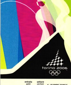 Italy, Ticket Olympic Winter Games Torino 2006. Ice Hockey su Ghiaccio 14.02.2006 Olympische Winterspiele