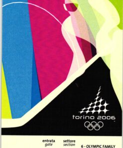Italy, Ticket Olympic Winter Games Torino 2006. Ice Hockey su Ghiaccio 12.02.2006 Olympische Winterspiele