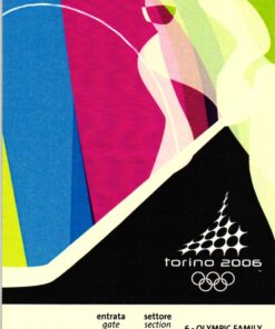 Italy, Ticket Olympic Winter Games Torino 2006. Ice Hockey su Ghiaccio 13.02.2006 Olympische Winterspiele