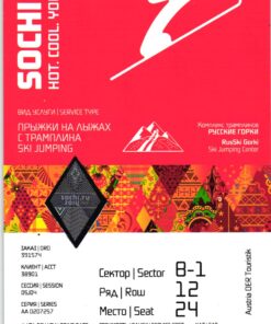 Olympic Games Sochi 2014 Ski Jumping Skispringen 14.02.2014 Ticket
 Olympische Spiele