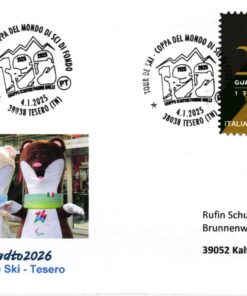 Italy - Milano Cortina 2026, Olimpiadi, Tesero SCI FONDO, Olympic Winter Games Tour de Ski Fiamma gialle