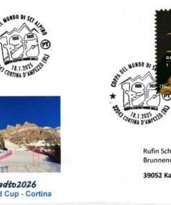 Italy - Milano Cortina 2026, Olimpiadi, Coppa mondo SCI ALPINO ROADTO Olympic Winter Games FIS Fiamma gialle