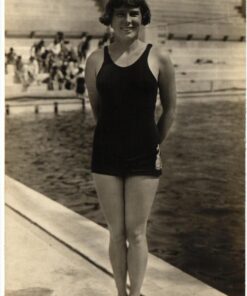 CPA Olympic Jeux olympiques Paris 1924 Florence Chambers Californie NATATION Schwimmen Swimming