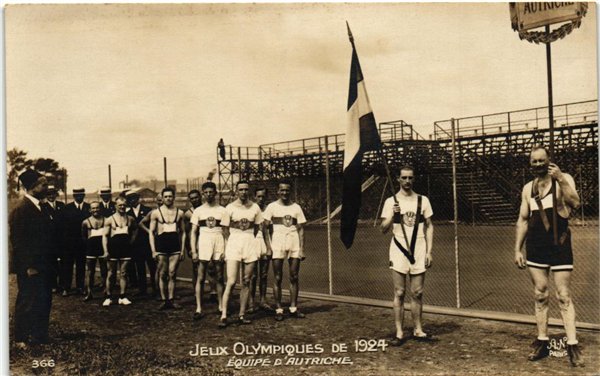 CPA Olympic Jeux olympiques Paris 1924 Equipe d Austriche AN 366