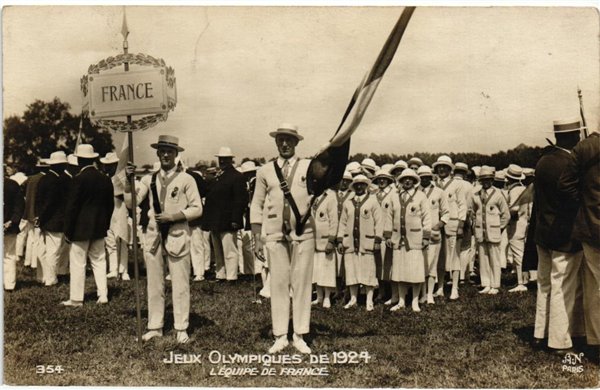 CPA Olympic Jeux olympiques Paris 1924  Equipe France AN 354