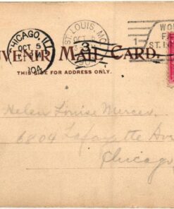 USA, St. Louis, World's Fair 1904, Exposition, Slogan Cancel 1, Olympic Games, Olympia, JO