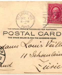 USA, St. Louis, World's Fair 1904, Exposition, Slogan Cancel 7, Olympic Games, Olympia, JO