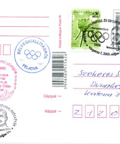 1928 Amsterdam Ödön Tersztyánszky fencing 2003 Várpalota