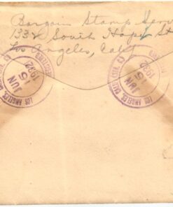 Alternative view of USA, 1932 Olympic Games Los Angeles, Registered FDC Olympia, JO