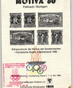 Germany, MOTIVA 80 Fellbach Stuttgart, Olympische Spiele Griechenland 1896 IMOS